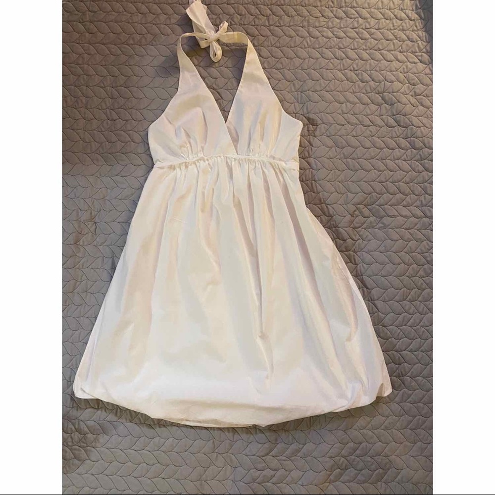 BCBGMaxAzria Halter Bubble Dress